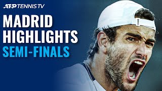 Zverev v Thiem Ruud v Berrettini  Madrid 2021 SemiFinal Highlights [upl. by Nyluqcaj]