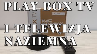 Dekoder Play Box TV i telewizja naziemna DVBT2  wyszukiwanie kanałów działanie telewizji DVBT2 [upl. by Notgnirra213]