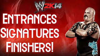 WWE 2K14 EntrancesSignaturesFinishers Tensai [upl. by Anson]