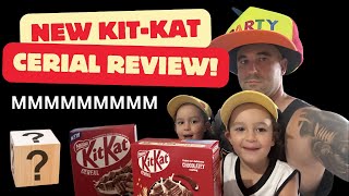 New Kit Kat Cerial Review With The Kids [upl. by Ena]