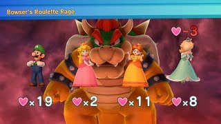 Mario Party 10 Bowser Party 311 Luigi Peach Daisy Rosalina Chaos Castle Master Difficulty [upl. by Aikaz]