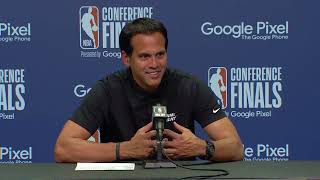 Erik Spoelstra Talks ECF Game 3 Win FULL Postgame Interview 🎤 [upl. by Ivets612]