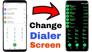 How to change dialer theme on Android mobile  contact theme keise change kare [upl. by Llenra]