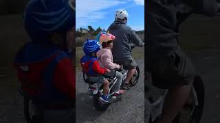 Lectric XPedition  Super Fun Ride with my friend and his kids in the orbiter accessory [upl. by Vern679]