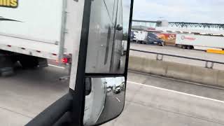 Accident on ambassador bridge USA [upl. by Aitetel]