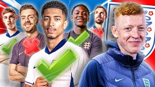 PICKING MY FULL ENGLAND EURO 2024 SQUAD TIER LIST 🏴󠁧󠁢󠁥󠁮󠁧󠁿 [upl. by Fisoi]