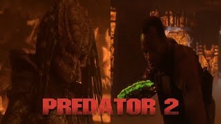 Predator 2  Harrigan vs The Predator 33 HD [upl. by Ardnikal915]