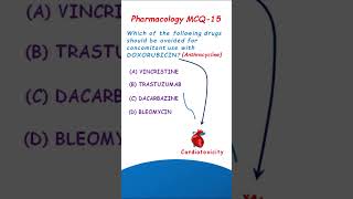 Doxorubicin  Pharmacology MCQ15 [upl. by Dryfoos530]