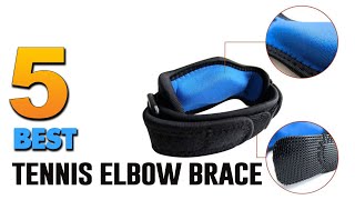 Top 5 Best Tennis Elbow Braces Review in 2023 [upl. by Amilb]