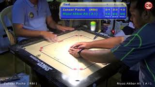 Final Set 3 Zaheer Pasha Vs Riyaz Akbar Ali 46th Sr National amp Interstate Carrom Tournament [upl. by Kelli]