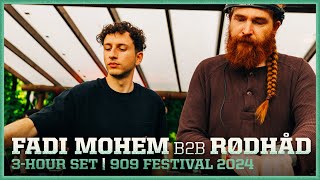 FADI MOHEM B2B RØDHÅD 3HR SET at 909 FESTIVAL 2024  AMSTERDAM [upl. by Leeban]