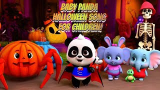 🎃 Baby Pandas Halloween Adventure  Fun Kids Halloween Music 🐼👻 [upl. by Sac393]