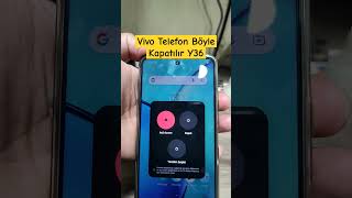 Vivo telefon Böyle kapatılır Model Vivo Y36 shorts vivo telefon [upl. by Guenna]