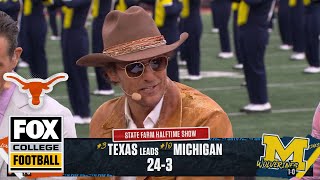 Matthew McConaughey breaks down Texas first half domination over Wolverines  Big Noon Kickoff [upl. by Oruam783]