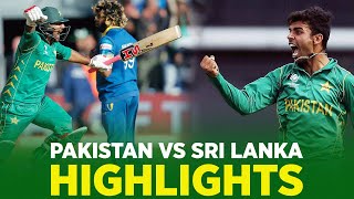 Highlights  Pakistan vs Sri Lanka  T20  PCB  M6C2L [upl. by Ecnerwaled]