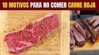 10 daños que la CARNE ROJA hace al cuerpo [upl. by Esojnauj]