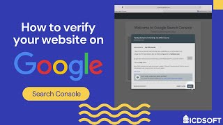 How to Verify Your Website on Google Search Console [upl. by Llemaj]