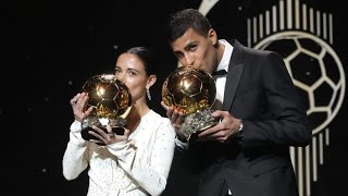 Bonmatí und Rodri mit dem Ballon d’Or ausgezeichnet [upl. by Symon]