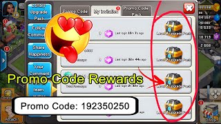 Lots Of Promo Code Rewards 😍  CLASH OF ZOMBIES 🥰 [upl. by Tierell]