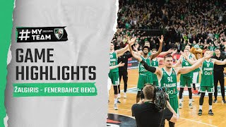 Zalgiris  Fenerbahce  Game Highlights  20230105 [upl. by Ahseiuqal]