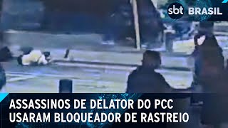 Carro usado em assassinato de delator do PCC tinha bloqueador de rastreador  SBT Brasil 141124 [upl. by Nessa]