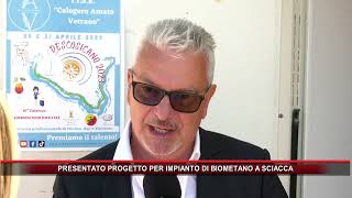 PRESENTATO PROGETTO PER IMPIANTO DI BIOMETANO A SCIACCA [upl. by Aieka]