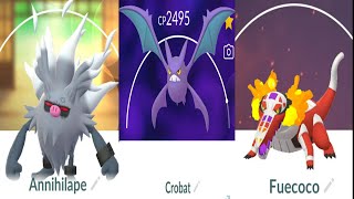 Pokemon GO Battle League Annihilape  Crobat and Fuecoco can make a powerful team in PvP [upl. by Isnan]