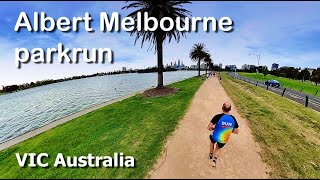 Albert Melbourne parkrun VIC Australia [upl. by Anaoy]