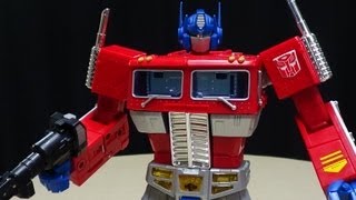 Toys R Us Exclusive MASTERPIECE OPTIMUS PRIME EmGos Transformers Reviews N Stuff [upl. by Goldi]