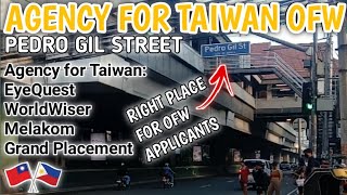 Legit Agency for Taiwan Found in Pedro Gil Street  Melakom Worldwiser Grand Placement [upl. by Oatis]