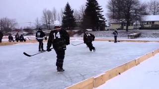 Pond Hockey In Clayton New York [upl. by Phiona604]