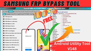 Android Utility Tool V148 New Update  New Samsung Frp Remove Tool Free Download [upl. by Riha]