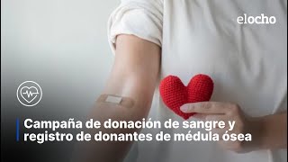 REALIZAN UNA CAMPAÑA DE DONACIÓN DE SANGRE [upl. by Yeca]