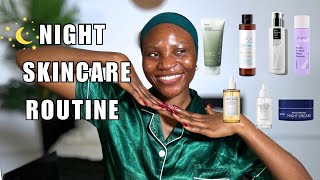 NIGHT SKINCARE ROUTINE IN CORRECT ORDER FOR HEALTHY AND GLOWING SKIN skincareroutine acneprone [upl. by Keiko4]