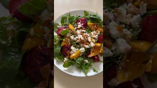 Grilled Mango and Plum Salad with Feta  Healthy Lunch healthy easyrecipe asmr salad cooking [upl. by Wain]