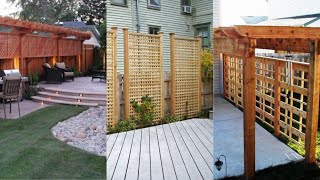 Decorative Privacy Fence  Privacy Screen for Backyard Fence  Privacy Screen Above Fence  Design [upl. by Gradey]