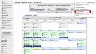 Worker Calendar Options  Tachomaster Tachograph Analysis [upl. by Fermin]