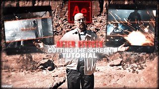 HOW TO Make Cutting The Screen Popular Tiktok Edits Tutorial  After Effects [upl. by Dempsey19]