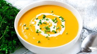 How to Make Simple Sweet Potato Soup [upl. by Nats522]