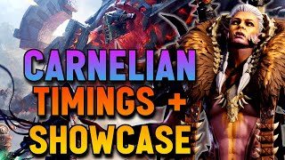 How To Use CARNELIAN In GB 2 Full Timings and Showcase EASY Score Increase  Watcher of Realms [upl. by Nivalc]