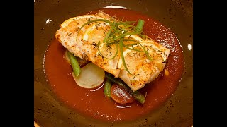 Broiled Cod with Bloody Mary Broth [upl. by Notyal]