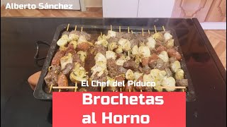 BROCHETAS de CARNE al HORNO [upl. by Nelia874]