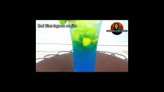 Homemade blue curacao and jaljeera Mojito recipefull recipe on farzeens food magicSUBSCRIBE [upl. by Tranquada]