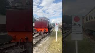 Steamer runs round its train at the EVR HERITAGE RAILWAY WIRKSWORTH [upl. by Trevor]