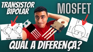 TRANSISTOR MOSFET VS TRANSISTOR BIPOLAR  BJT  FET QUAL A DIFERENÇA [upl. by Lehcar]