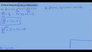 derivadas parciales 01 funciones de varias variables [upl. by Madda]