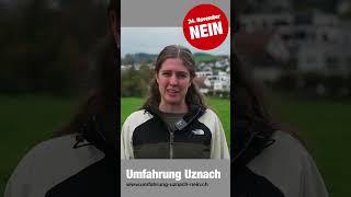 Wieso bin ich gegen die Umfahrung Uznach Statement 2 [upl. by Frodin]