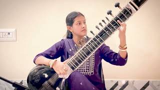 Raag Yaman  Gat in Teentaal  Sitar  Asita Roy Chowdhury  Sayan Ghosh Academy [upl. by Lahtnero]