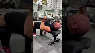 PLAYING WITH THE 200 LB DUMBBELLS gym gymmotivation lightweight shawstrength brianshaw [upl. by Assilem]