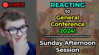 🔴 LDS Youth REACTS to Sunday Afternoon Session  October 2024 General Conference [upl. by Assiruam195]